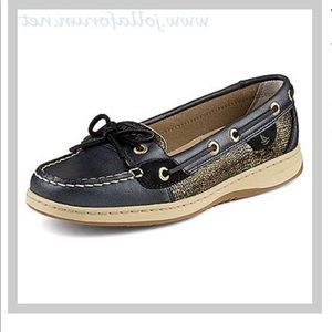 Sperry Top- Sider Angelfish Black/ Dark Gold